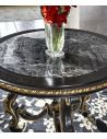 Foyer and Center Tables Antique Looking Black Accent Table