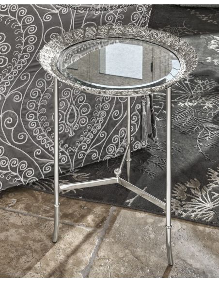 Foyer and Center Tables Godly High End Metallic Accent Table
