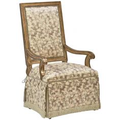 Dining Chairs High End Head Table Chair in Paint Stroke Pattern