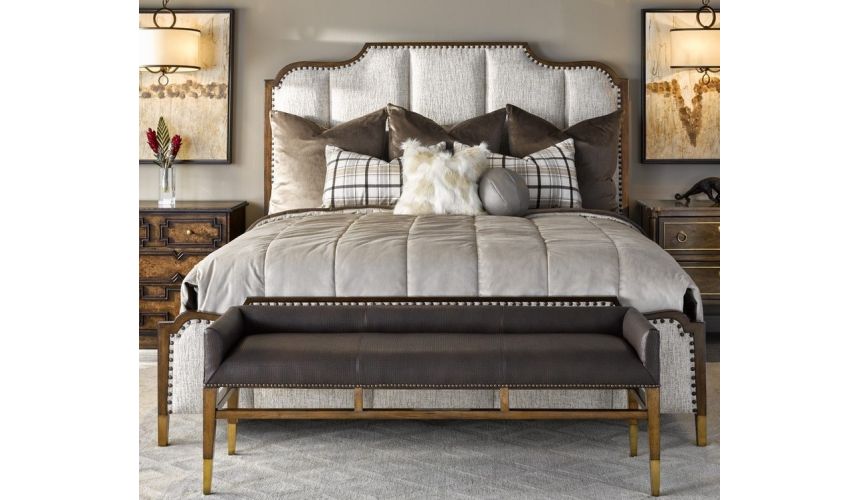 Queen and King Sized Beds Stylish master bedroom with a pleasant understated elegance