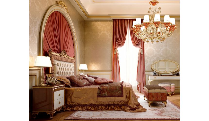 Queen and King Sized Beds Luxurious Bed with Tufted Headboard