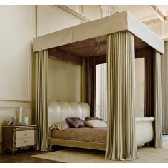 Queen and King Sized Beds Luxurious bed with canopy
