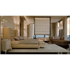 Queen and King Sized Beds Luxurious bed with Tall and tufted headboard 2