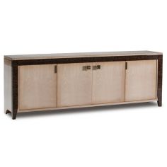 Breakfronts & China Cabinets ALAQUAS COLLECTION. TRANSITIONAL BREAKFRONT
