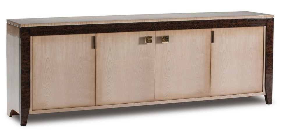 Breakfronts & China Cabinets ALAQUAS COLLECTION. TRANSITIONAL BREAKFRONT
