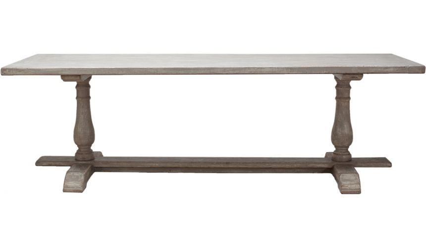Dining Tables Rectangular Double Pedestal Dining Table