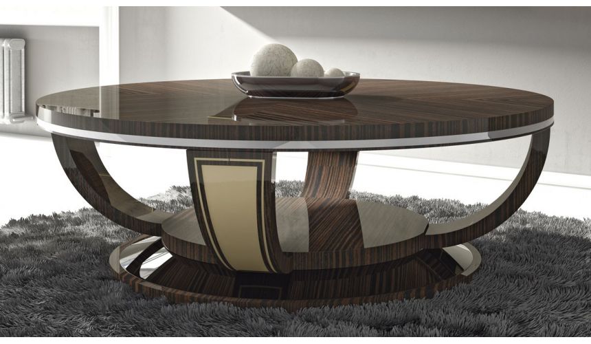 Round and Oval Coffee tables MALIBU COLLECTION. COFFEE TABLE C