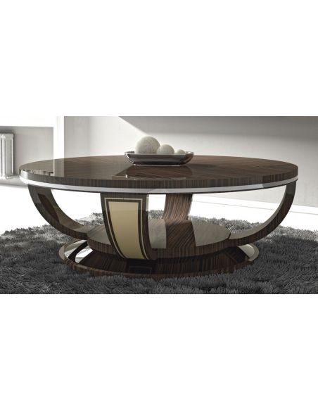 Round and Oval Coffee tables MALIBU COLLECTION. COFFEE TABLE C