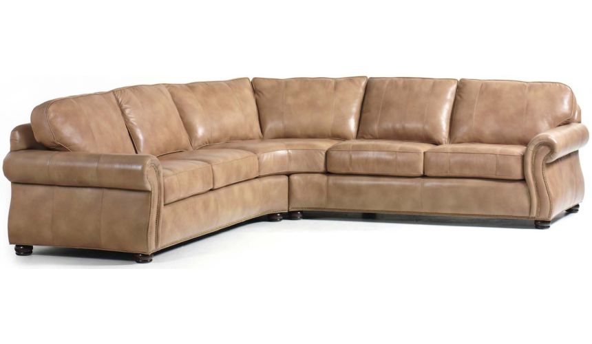 Barrington Sectional Couch, Barington Leather Sofa