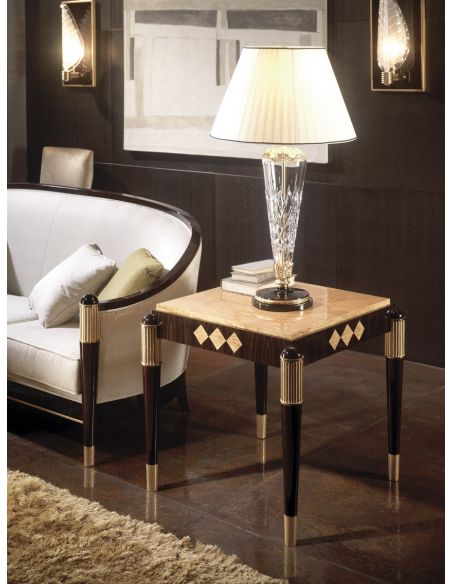 TABLES - SIDE, LAMP & BEDSIDE RAHART COLLECTION. SIDE TABLE