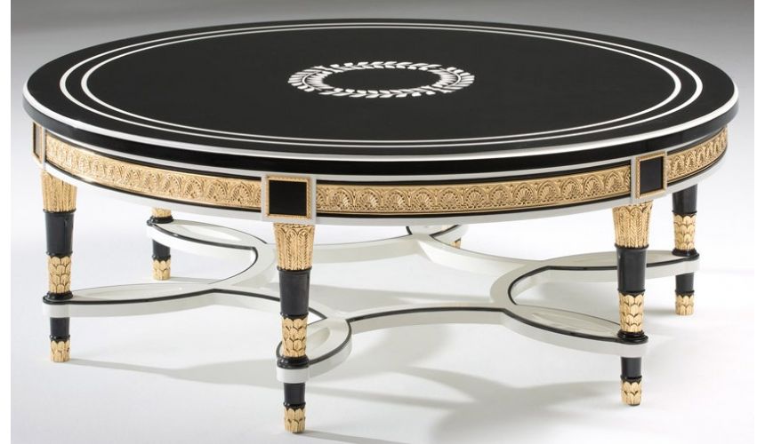 Round and Oval Coffee tables STONINGTON COLLECTION. COFFE TABLE B