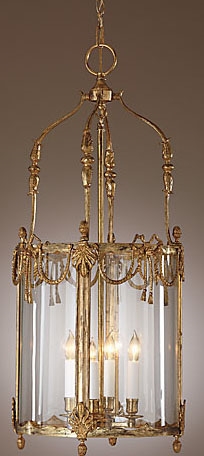 Decorative Accessories French Gold Brass Lantern
