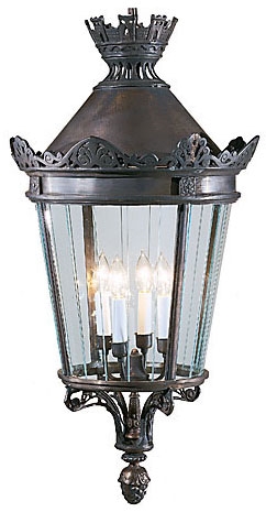 Decorative Accessories 4-Light Bronze Lantern