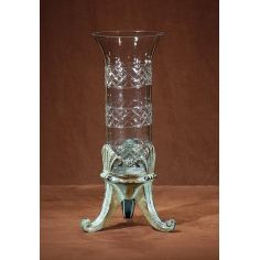 Decorative Accessories Home Accessories Footed Crystal Vase