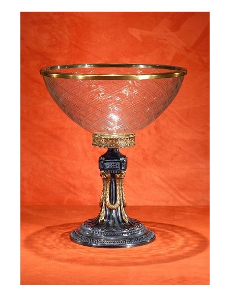 High Quality Furniture Crystal Bowl With Stand