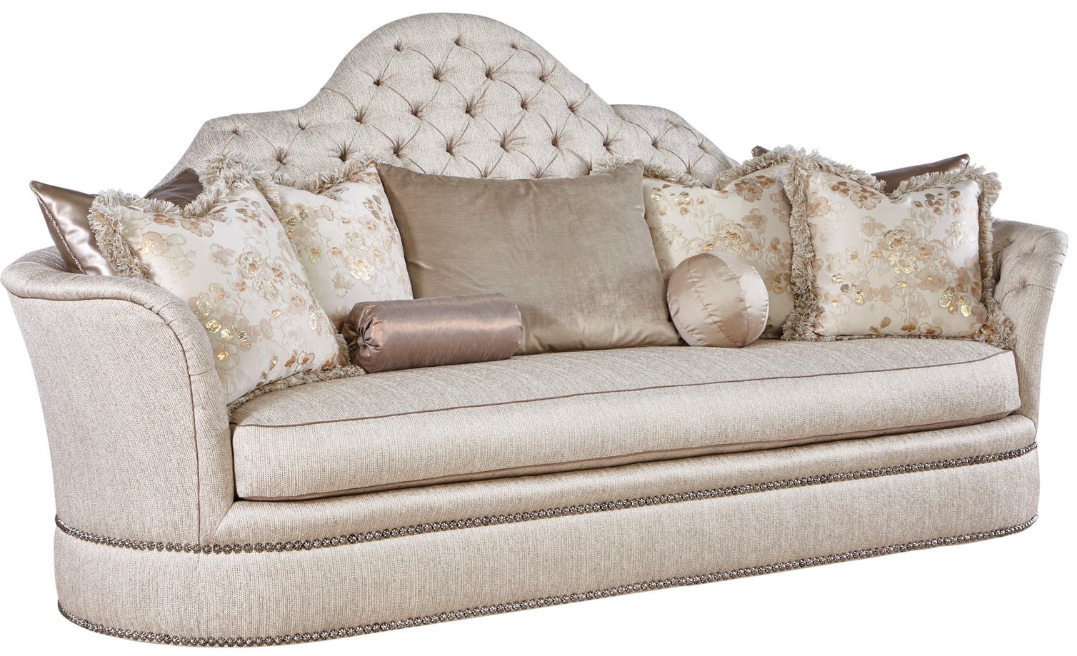 SOFA, COUCH & LOVESEAT Super glam large comfy sofa