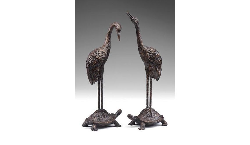 Decorative Accessories Home Accessories Luxurios Turtles Cranes