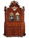 French Style Furniture Large secretary desk with cabinet. King Louis Collection