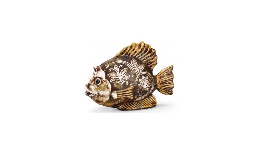 Decorative Accessories Brown Golden Aquatic Adornment