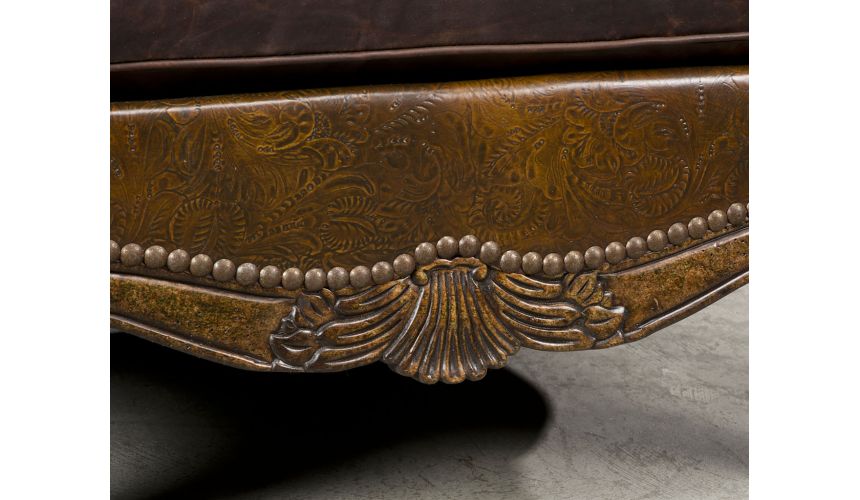 OTTOMANS Western rustic luxury ottoman. 49