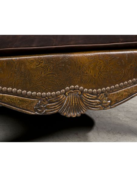 OTTOMANS Western rustic luxury ottoman. 49