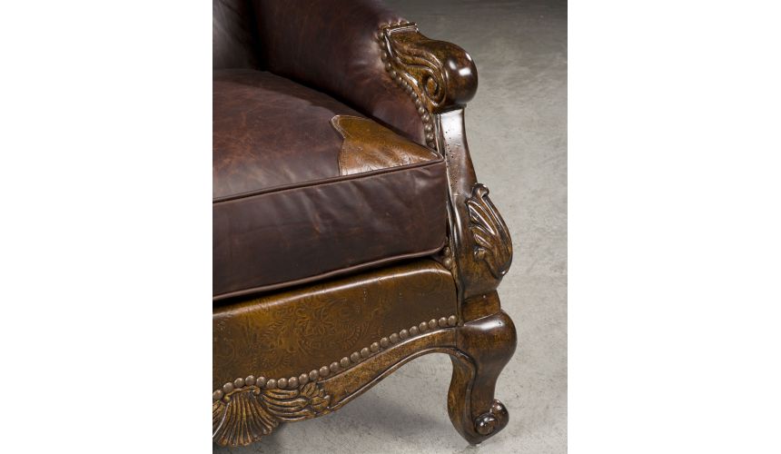 OTTOMANS Western rustic luxury ottoman. 49
