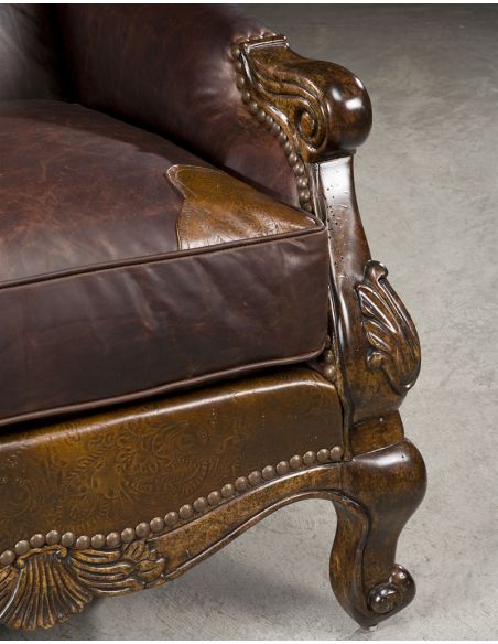 OTTOMANS Western rustic luxury ottoman. 49