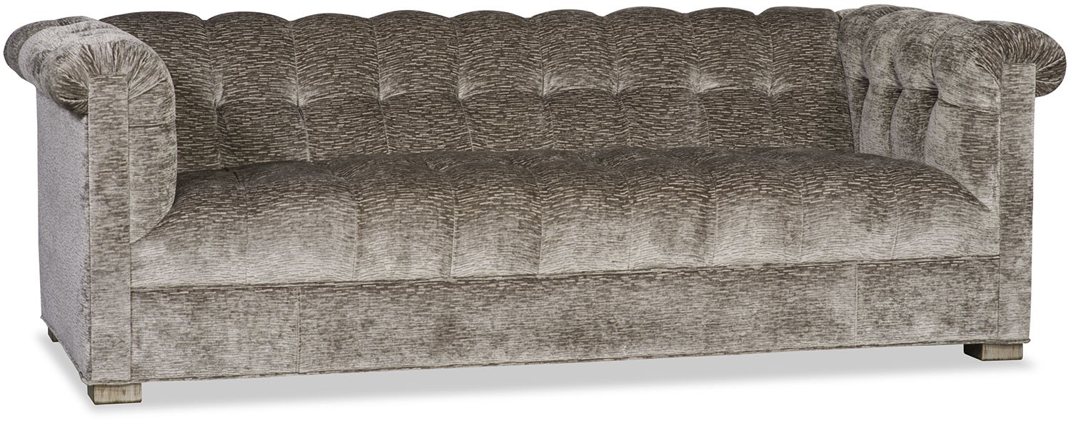 SOFA, COUCH & LOVESEAT High End Plush Grey Sofa