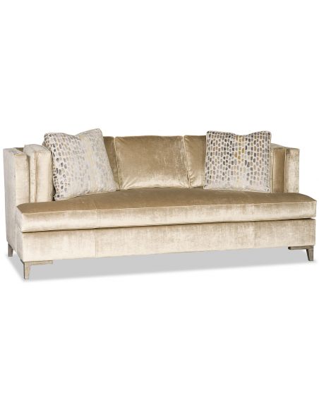 Fancy and Plush Gold Sofa