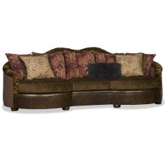 SOFA, COUCH & LOVESEAT High End Dark Oak Quilted Sofa