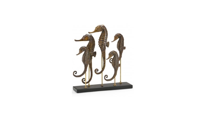 Decorative Accessories Ornate Sea Horse Decoration