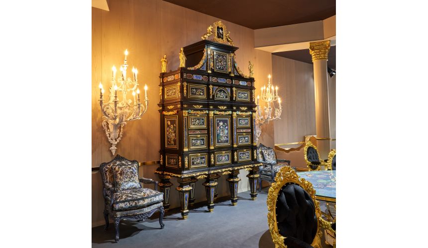 Display Cabinets and Armories A monumental cabinet from our furniture showpiece collection
