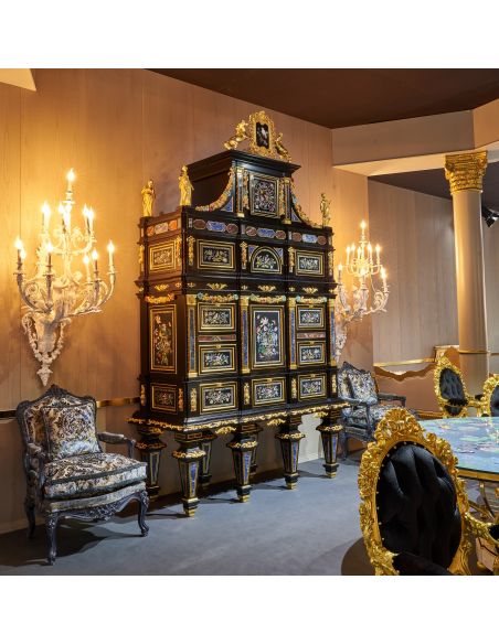 Display Cabinets and Armories A monumental cabinet from our furniture showpiece collection