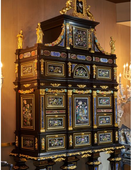 Display Cabinets and Armories A monumental cabinet from our furniture showpiece collection