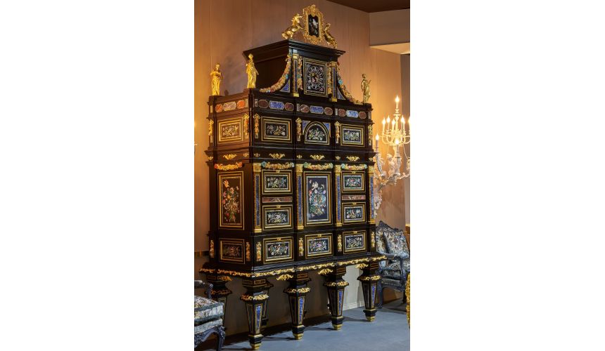 Display Cabinets and Armories A monumental cabinet from our furniture showpiece collection
