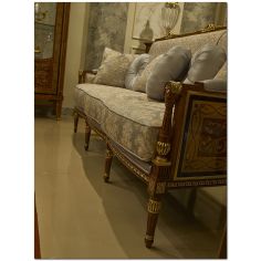 SOFA, COUCH & LOVESEAT Royal and Refined Pastel Blue Sofa from our Venetian modern classic collection 7013 2