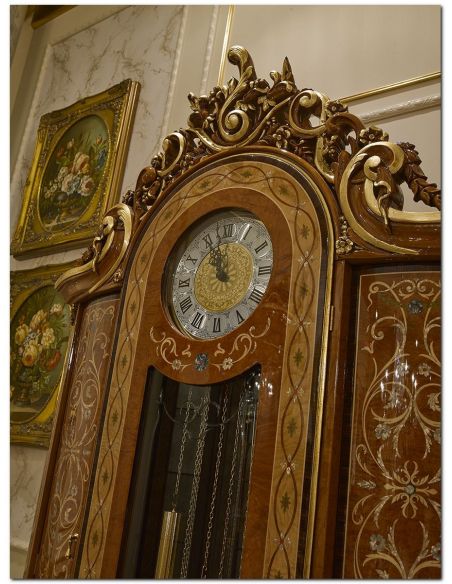 Display Cabinets and Armories Royal and Luxurious Grandfather Clock from our Venetian modern classic collection 7016