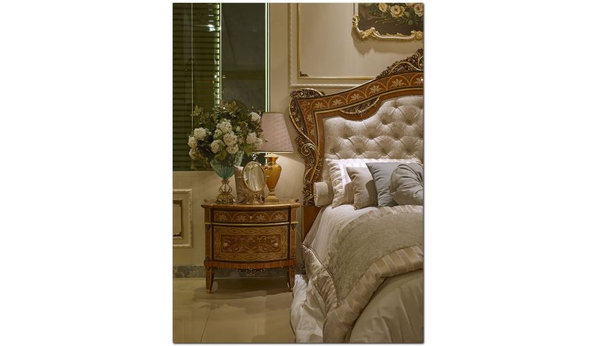 Queen and King Sized Beds Royal Snow White Bed from our Venetian modern classic collection 7017