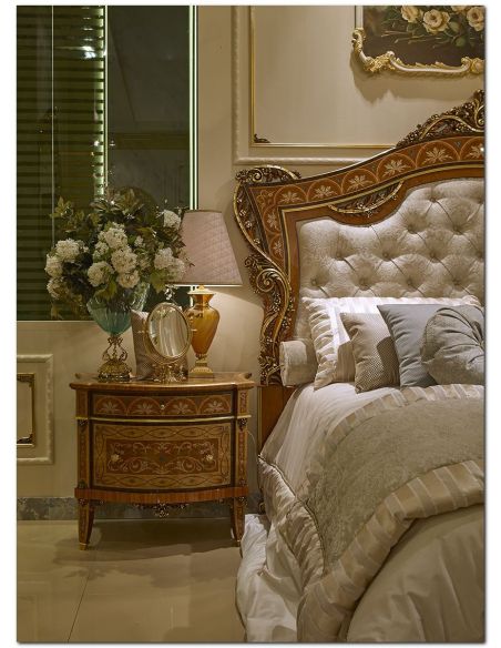 Queen and King Sized Beds Royal Snow White Bed from our Venetian modern classic collection 7017