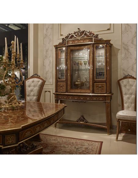 Upscale Bar Furniture Royal and Elegant Bar Cabinet from our Venetian modern classic collection 7024