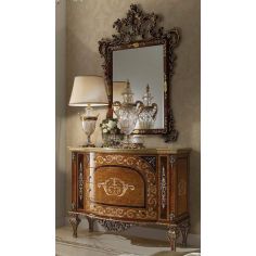 Chest of Drawers  Royal and Luxurious Cabinet and Mirror from our Venetian modern classic collection 7027