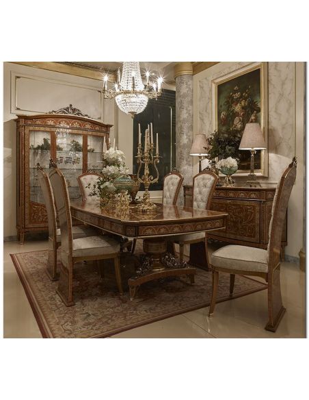 Palatial High End Dining Set from our Venetian modern classic collection