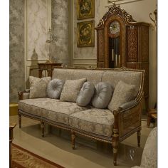 SOFA, COUCH & LOVESEAT Royal and Refined Pastel Blue Sofa from our Venetian modern classic collection 7013