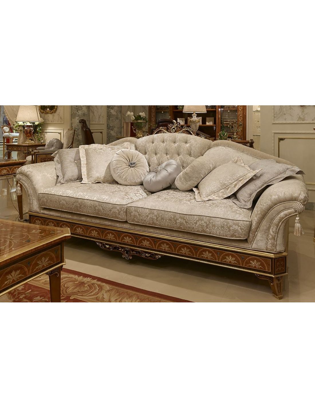 Royal White Sofa from our Venetian modern classic collection 7014