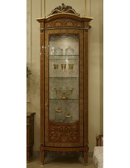 Luxurious Glass Cabinet from our Venetian modern classic collection 7015
