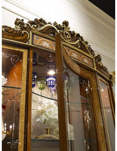 Upscale Bar Furniture Royal and Elegant Bar Cabinet from our Venetian modern classic collection 7024