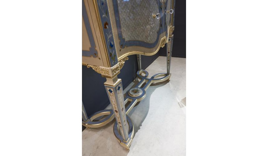 Upscale Bar Furniture Palatial Fairytale Cocktail Cabinet from our Venetian modern classic collection 7038