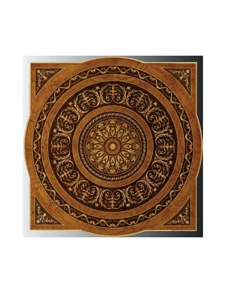 Square & Rectangular Side Tables Deluxe Milk Chocolate Side Table from our Venetian modern classic collection 7058