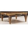 French Style Furniture Luxurious Dark Chocolate Swirl Accent Table from our Venetian modern classic collection 7059