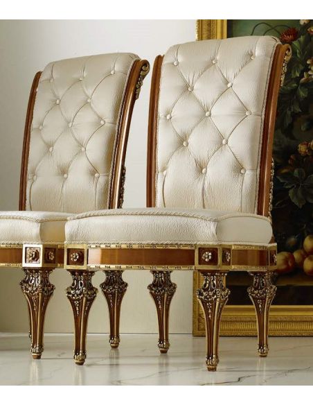 Royal High End Ivory Dining Chair from our Venetian modern classic collection 7060